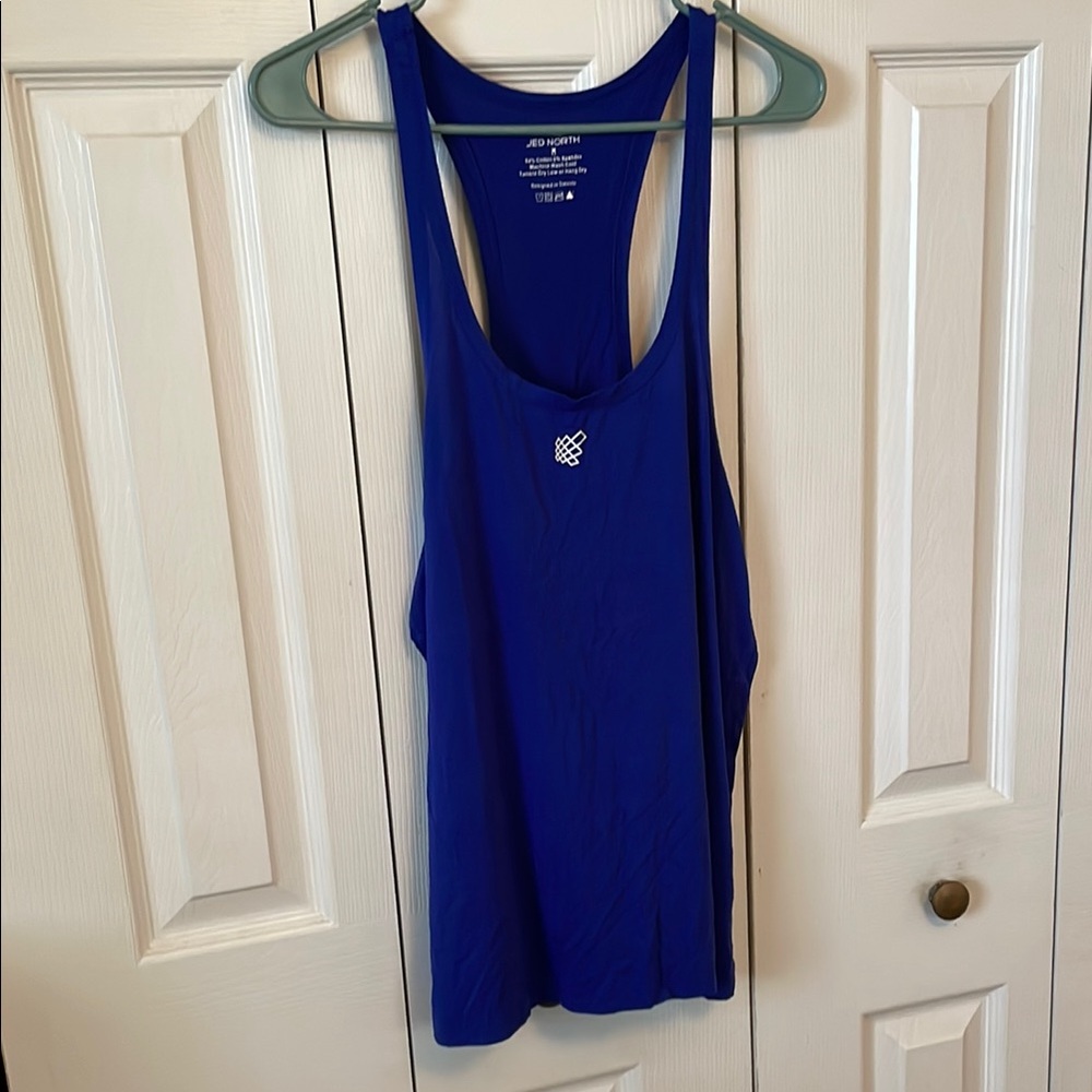 Blue mens Tank Top